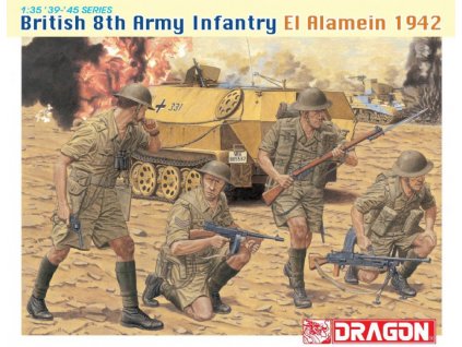 British 8th Army Infant., El Alamein'42 1/35 Dragon