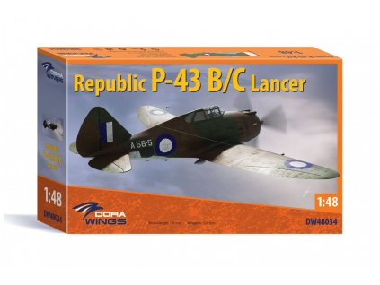 Republic P-43B/D Lancer, reconnaissance 1/48