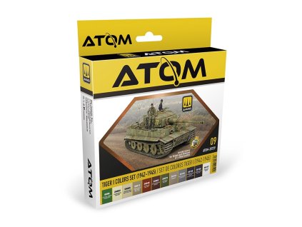 atom tiger i colors set 1942 1945 atom 20729