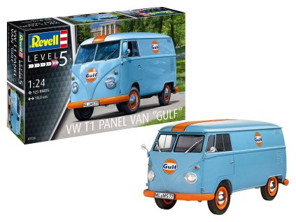 vw t1 panel van gulf 1 24 07726 revell 09