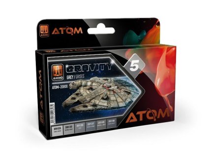 atom gravity set 5 grey