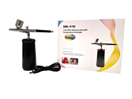 Striekacia pištoľ Fengda MK-410B s mini kompresorom