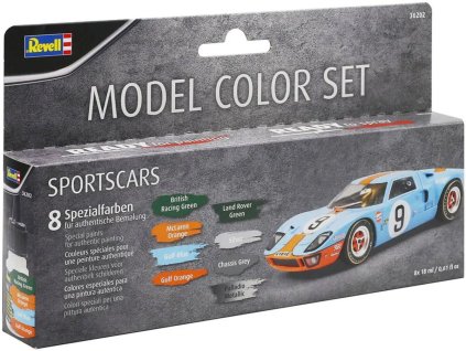 revell 36202 model color sportscar 8 x 18 ml