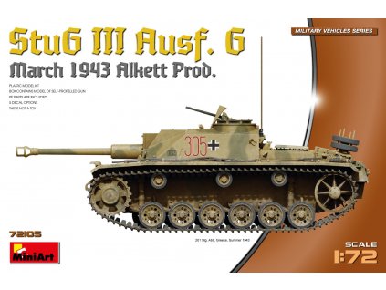 stug iii ausf g prod march 1943 1 72 72105 miniart 016