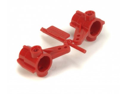 Tamiya TA-01/DF-01 Front Upright Red (2)