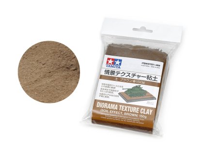 texture clay soil brown 150g tamiya 03