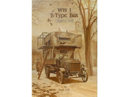 World War I Type B Bus Pigeon Loft 1/72