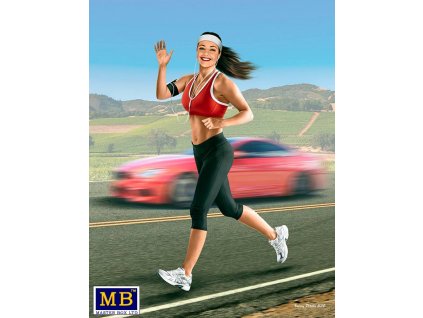 Jogging some miles. Tyra 1/24 Master Box