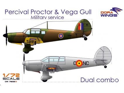 Percival Proctor& Vega Gull Dual combo (2 in 1) 1/72