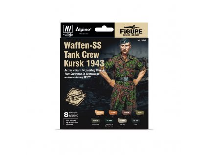 Vallejo Model Color Acrylfarben-Set – Waffen-SS Panzerbesatzung Kursk 1943