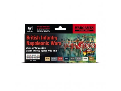 Sada akrylových farieb Vallejo Model Color - British Infantry Napoleonic Wars