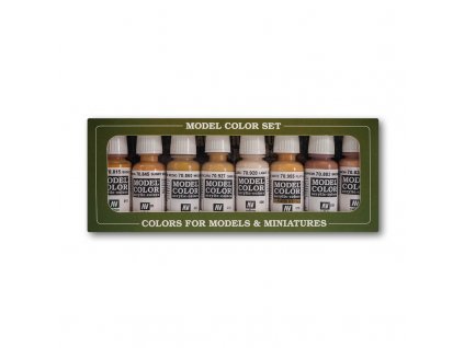 Farby Vallejo Sada Face & Skintones, 8x17 ml