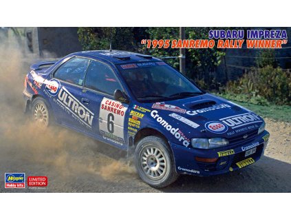 Subaru Impreza, 1995 San Remo Rally 1/24 Hasegawa