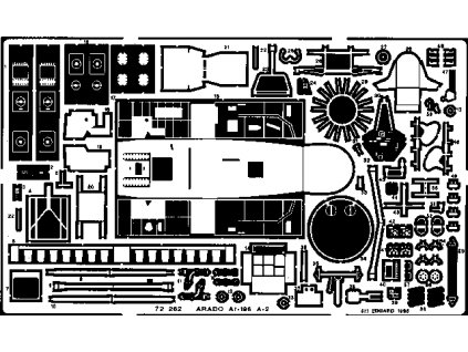 Arado Ar-196 A-2 kovové diely pre model Revell 1/72