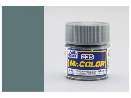 Mr Hobby - Gunze Mr. Color (10 ml) Medium Seagray BS381C 637