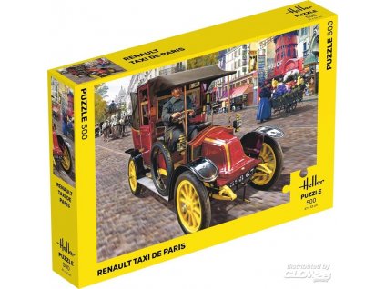 Heller 20705 puzzle renault taxi 01