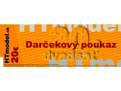 02 Darčekový poukaz 20 shop