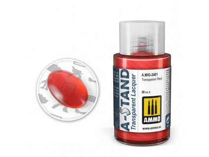 ammo a stand 2401 transparent red