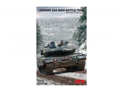 Leopard 2 A6 Main Battle Tank (Full Interior) 1/35