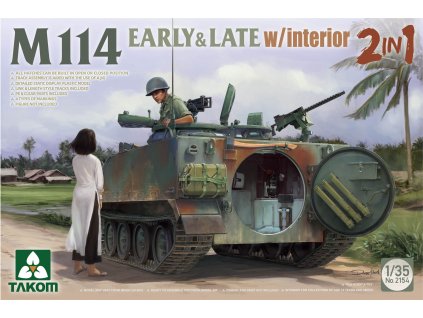 M114 Early & Late with Interior 2 in 1 1/35