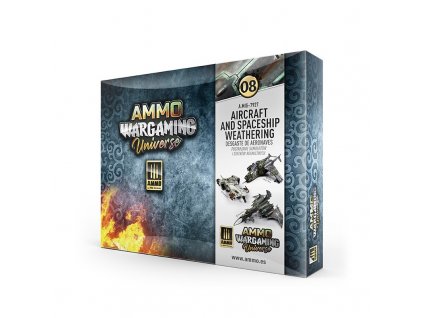 Patinovacia sada AMMO Wargaming Universe #08 - Aircraft and Spaceship Weathering