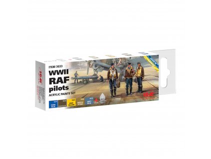 Acrylic paint set for WWII RAF pilots 6 x 12 ml