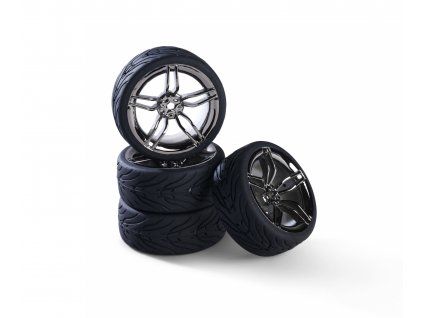 Carson wheel set 10 Sp.Design (4) smoke 1/10