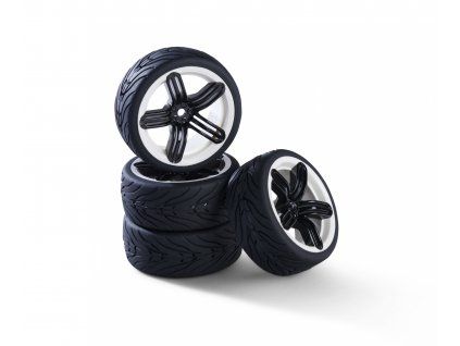 Kola Carson SC wheels 6S style (4) black 1/10