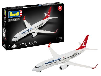 boeing 737 800 turkish airlines 1 144 REVELL 03772 06