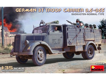 german 3t troop carrier 3 6 36s rk no 1 35 MINIART 35453 024