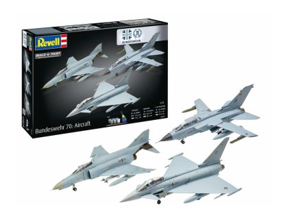 70 years bundeswehr typhoon tornado f 4f phantom 1 72 REVELL 05627 09