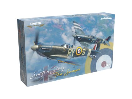 the spitfire story the sweeps dual combo 1 72 EDUARD 2154 021