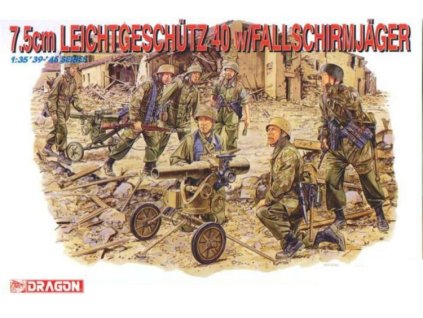 7.5cm Leichtgeschuetz 40 with Crew 1/35