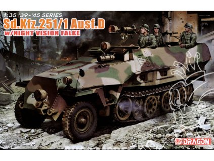 dragon maquette militaire 6984 sdkfz2511 ausfd avec vision nocturne falke 135