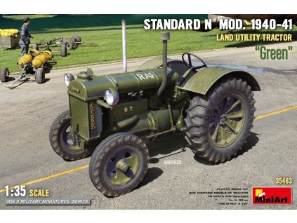 land utility tractor standard n green model 1940 41 1 35 MINIART 35463 014