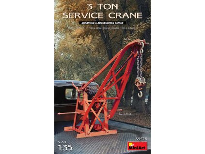 3 ton service crane 1 35 MINIART 35576 010