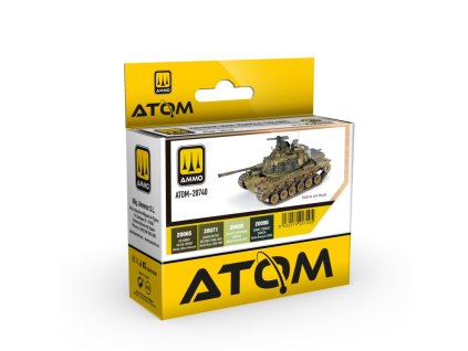 atom vietnam war vehicles colors set
