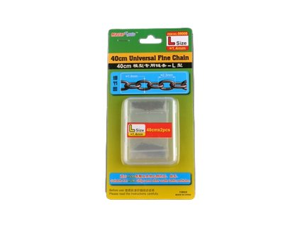 universal fine chain 40cm size l 1 4mm x 2 3mm TRUmpeter 08008 05