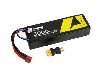 Akumulátor Amewi Li-Pol 5000mAh/7,4V 50C T-DEAN + XT-60 Adaptér
