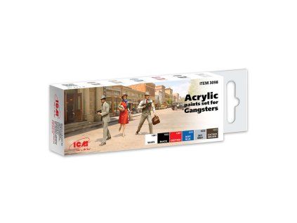Sada akrylových barev ICM - Gangsters 6x12ml