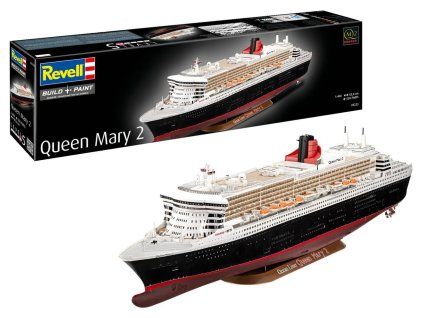 revell 1400 queen mary 2 68743