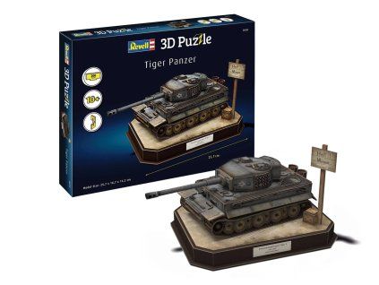 3d puzzle tiger i german tank REVELL 00252 03