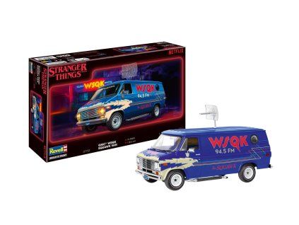 gmc wsqk squawk van stranger things 1 25 REVELL 07732 09