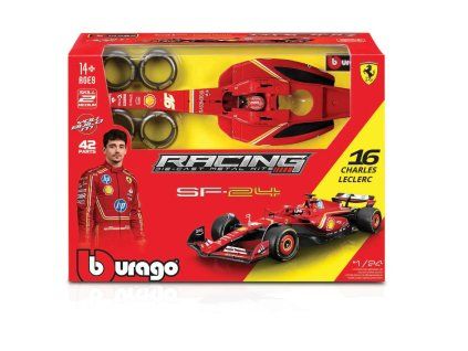 Bburago Ferrari 2024 #16 Leclerc Monaco GP 1/24 KIT