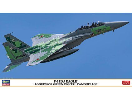 f 15dj eagle aggressor green digital camouflage 1 72 HASEGAWA 02524