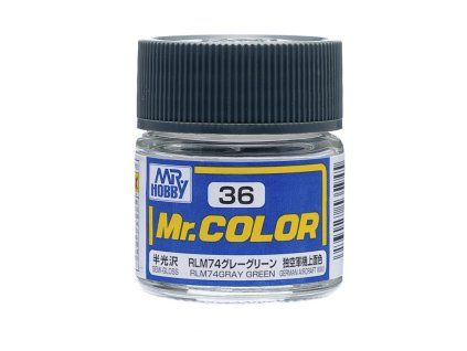 mr color 10 ml rlm74 gray green