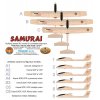 Elektro-Segelflugzeug der Samurai-Schule 1035 mm Hiesbök