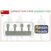 German Tank Crew.Kharkov 1943. Resin Heads 1/35 MiniArt