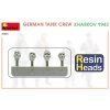 German Tank Crew Kharkov 1943 Resin Heads 1/35