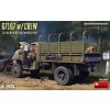 G7107 w/Crew 1,5t 4X4 Cargo Truck w/Metal Body 1/35 MiniArt